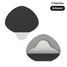 Trainer Armour Big Toe Hole Preventer Adhesive Patches for the Toe Box Black